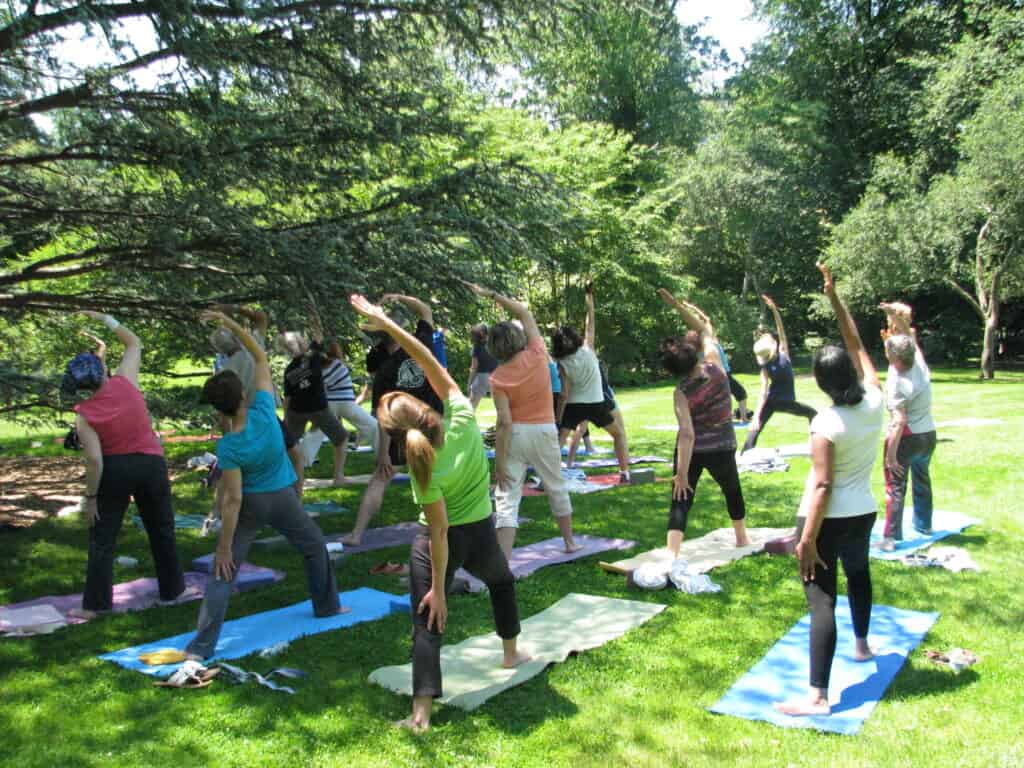 Yoga in the Gardens