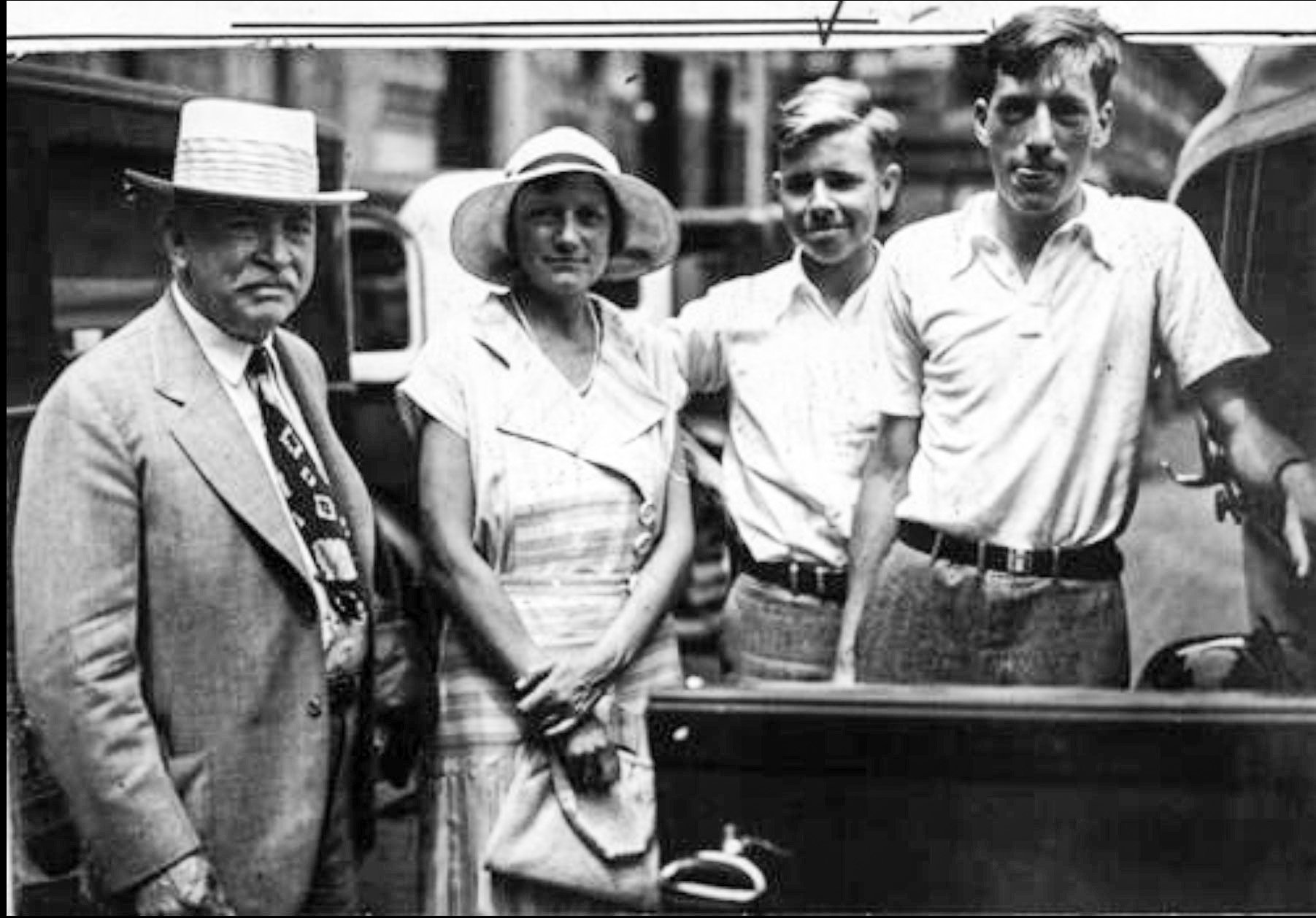 Lawrence (1862-1958), Margaret (1889-1968), and their children Gerald (1915-1993), and Allan (1912-1997). 1931, History Colorado