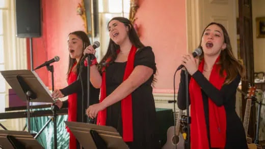 Holiday Caroling with The Long Island High School for the Arts